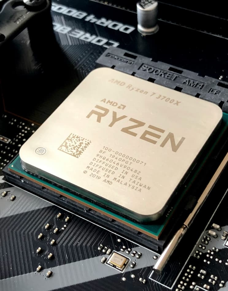 Ein AMD Chip in einem Rechner