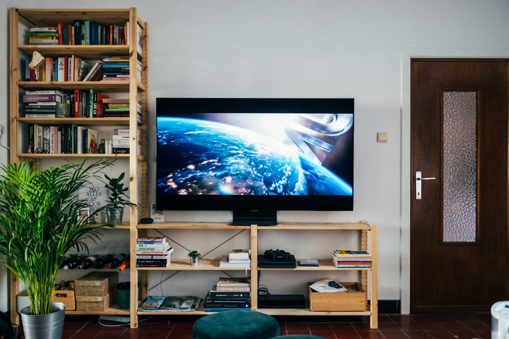 Bild von einem Fernsehen mit Infokanal